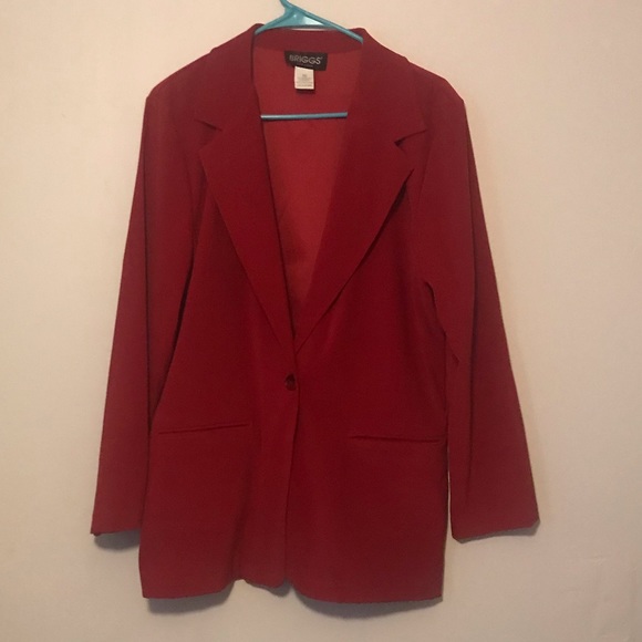 Briggs sz 10 red coat - Picture 2 of 4